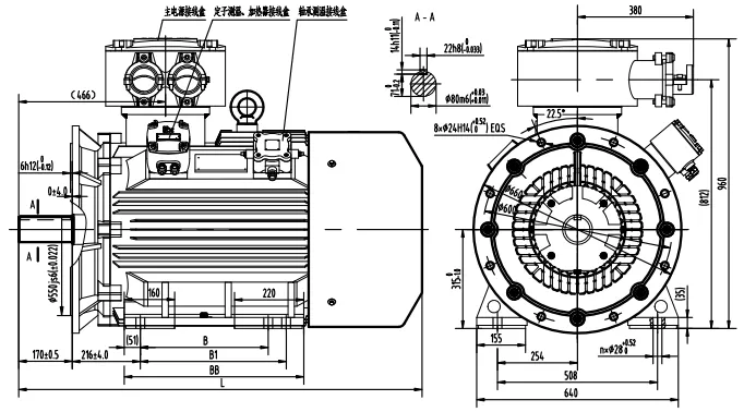 outline dimension of fire proof motor outline dimension of fire proof motor